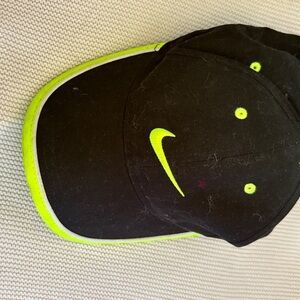 Nike Black Cap with Neon Accents